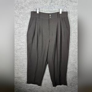 Madewell Black High Waist Cropped Slacks Size 10, Office, Professional